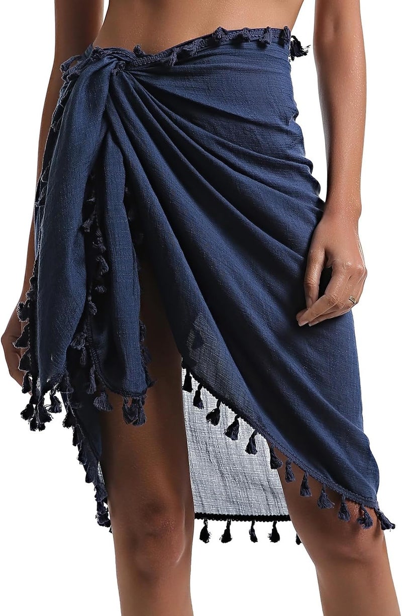 Eicolorte Store Sarong Cover Up Womens Beach Cover Up Bikini Bathing Suit Swimsuit Swimwear Coverup Sarong Pareo Wraps for Women - Image 1